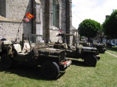 Jeeps at Saint Marie du Mont
